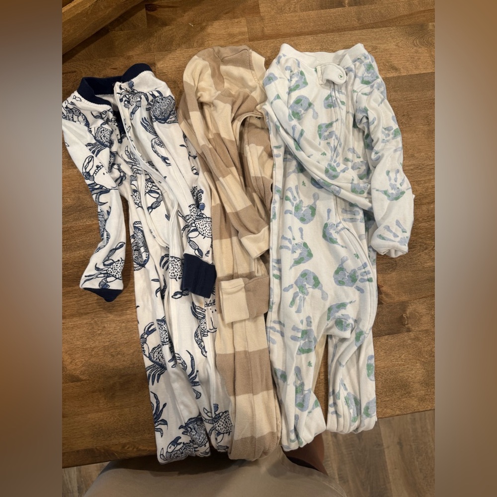 The Honest Company Kids Clothing Set - Gray, Brown, Blue